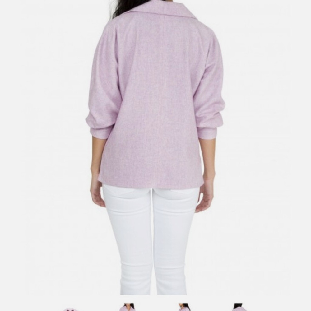 ANN MASHBURN Gray Viola Top - Picture 4 of 6